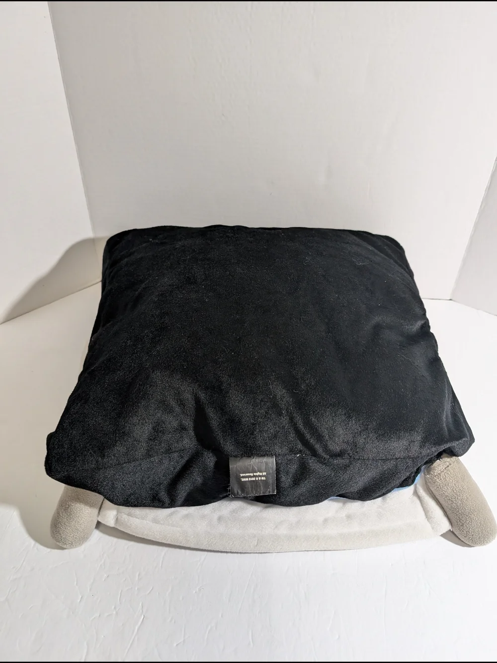 WWE Plush Chair Cushion - Blue with White Logo